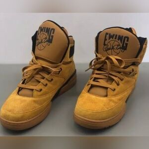 PATRICK EWING Athletics 33 HI  Sunflower/Black Sneakers Size 12 Used MSRP $370